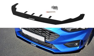 Maxton Racing Front Splitter Ford Focus St / St-Line Mk4 - Gloss Black