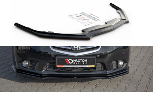 Maxton Front Splitter  Honda Accord VIii (Cu Series) Facelift - Gloss Black
