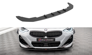 Maxton Street Pro Front Splitter BMW 2 Coupe M-Pack / M240I G42 - Black