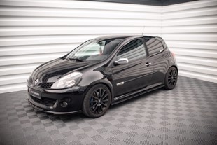 Maxton Side Skirts Diffusers Renault Clio Mk3 RS - Gloss Black