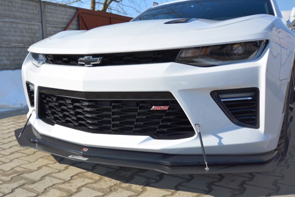 Maxton Hybrid Front Splitter Chevrolet Camaro 6Th-Gen. Phase-I 2Ss Coupe - ABS+Textured