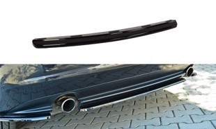 Maxton Central Rear Splitter Alfa Romeo 159 (Without Vertical Bars) - Gloss Black
