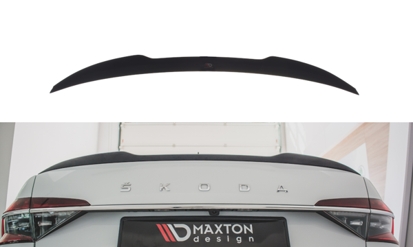 Maxton Spoiler Cap V.2 Skoda Superb Mk3 / Mk3 Fl Hatchback - Textured