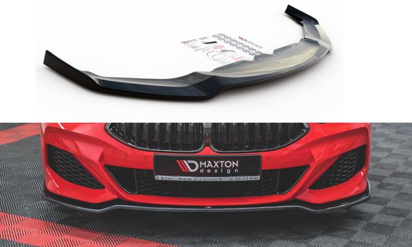 Maxton Front Splitter V.2 BMW 8 Coupe G15 / 8 Gran Coupe M-Pack G16 - Textured