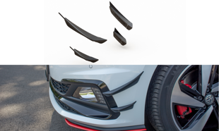 Maxton Front Bumper Wings (Canards) VW Polo Gti Mk 6