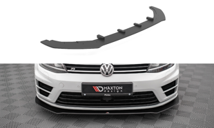 Maxton Street Pro Front Splitter V.1 Volkswagen Golf R Mk7 - Black