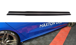 Maxton Side Skirts Diffusers V.3 Ford Focus St / St-Line Mk4 - Gloss Black