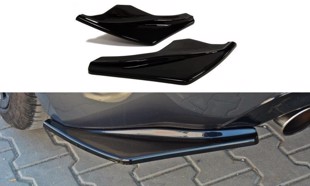 Maxton Rear Side Splitters Nissan 370Z - Gloss Black