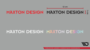 Maxton Maxton Sticker Red 03 Sticker The Inscription Without A Signet Logo 12X1 Cm Red - 03 RED
