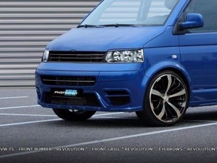 Maxton Front Eyebrows < Revolution > VW T5 - No Primed