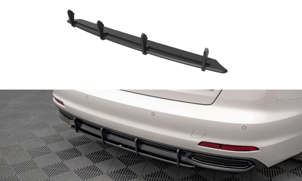 Maxton Street Pro Rear Diffuser Audi A6 C8 - Black