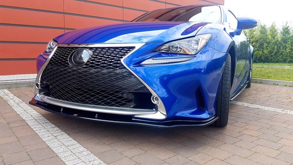 Maxton Front Splitter V.2 Lexus Rc - Gloss Black