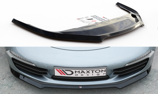 Maxton Front Splitter V.1 Porsche 911 Carrera 991 - Gloss Black