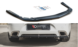 Maxton Central Rear Splitter (With Vertical Bars) Opel Insignia Mk. 1 Opc Facelift - Gloss Black