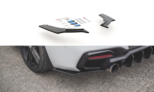 Maxton Racing Durability Rear Side Splitters V.3 For BMW 1 F20 M140I  - Black