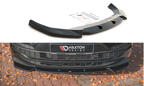 Maxton Front Splitter Skoda Karoq Sportline - Textured