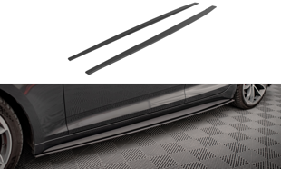 Maxton Street Pro Side Skirts Diffusers Audi A5 S-Line / S5 Sportback F5 - Black-Red