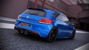 Maxton Rear Valance VW Scirocco Iii R With 2 Exhaust Holes - Z podk?adem