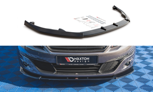 Maxton Front Splitter V.2 Peugeot 308 Mk2 Facelift - Gloss Black