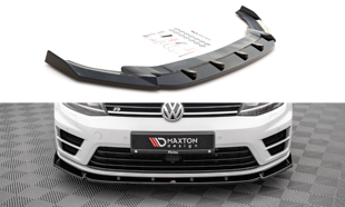 Maxton Front Splitter V.4 Volkswagen Golf R Mk7 - Gloss Black