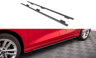 Maxton Street Pro Side Skirts Diffusers Audi A3 8Y - Red
