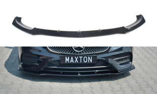 Maxton Front Splitter V.1 Mercedes-Benz E-Class W213 Coupe (C238) Amg-Line - Gloss Black