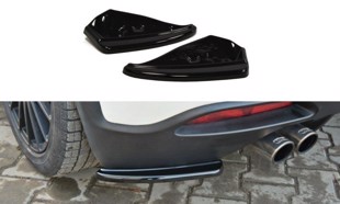 Maxton Rear Side Splitters Fiat Grande Punto Abarth - Gloss Black
