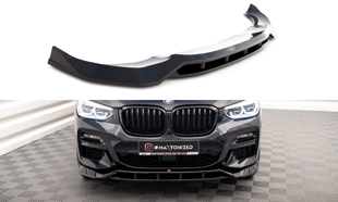 Maxton Front Splitter V.2  BMW X3 M40D / M40I / M-Pack G01  - Gloss Black
