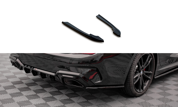 Maxton Rear Side Splitters V.3 BMW M340I G20 / G21 - Gloss Black