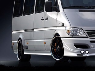 Maxton Side Skirts Sprinter 1996-2006 - Different Sizes (4 Elements). This Side Skirts Fits Twin Wheels Version.