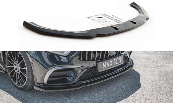 Maxton Front Splitter V.2 Mercedes-Benz Cls Amg-Line C257 - Gloss Black