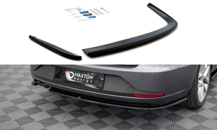 Maxton Rear Side Splitters V.1 Seat Leon Fr Sportstourer Mk3 - Gloss Black