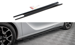 Maxton Side Skirts Diffusers Opel Astra Gtc Opc-Line J - Textured