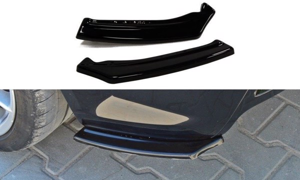 Maxton Rear Side Splitters Opel Astra H (For Opc / Vxr) - Gloss Black