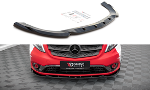 Maxton Front Splitter V.1 Mercedes-Benz VIto W447 Facelift - Gloss Black