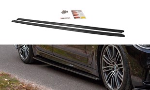 Maxton Side Skirts Diffusers For BMW 5 G30/ G31 M-Pack - Gloss Black
