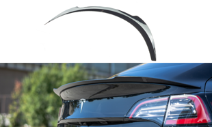 Maxton Spoiler Extension Tesla Model 3 - Textured