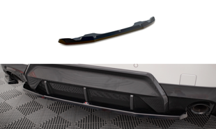 Maxton Central Rear Splitter For BMW 2 Coupe M-Pack G42 - Textured
