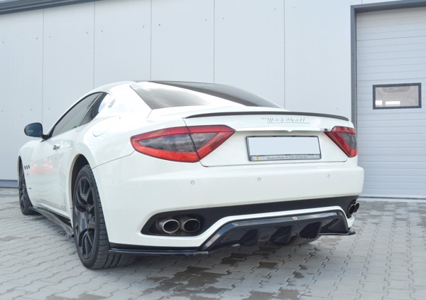 Maxton Rear Valance Maserati Granturismo - Gloss Black