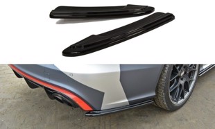 Maxton Rear Side Splitters Audi RS6 C7 / C7 Fl - Gloss Black