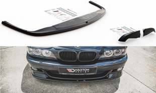 Maxton Front Side Splitters + Front Splitter Set  BMW M5 E39 - Gloss Black