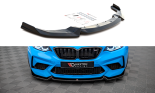 Maxton Front Splitter V.2 BMW M2 Competition F87 - Gloss Black