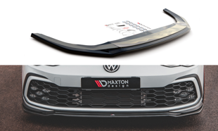 Maxton Front Splitter V.4 Volkswagen Golf 8 Gti - Gloss Black