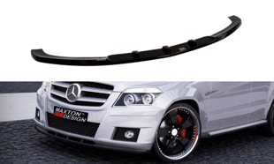 Maxton Front Splitter Mercedes Glk W204 (For Standard Bumper) - Gloss Black