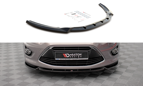 Maxton Front Splitter Ford C-Max Mk2 - Gloss Black