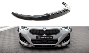 Maxton Front Splitter V.2 BMW 2 Coupe M-Pack / M240I G42 - Textured