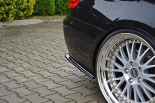 Maxton Rear Side Splitters For BMW 3 E92 M-Pack Facelift - Gloss Black