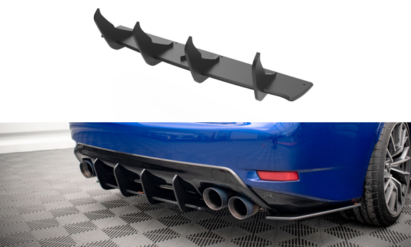 Maxton Street Pro Rear Diffuser Lexus Gs F Mk4 Facelift - Black