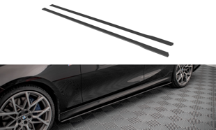 Maxton Street Pro Side Skirts Diffusers BMW 3 M-Pack G20 / G21 - Black-Red