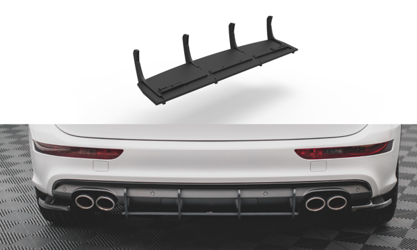 Maxton Street Pro Rear Diffuser Audi Sq5 Mk1 (8R) - Black